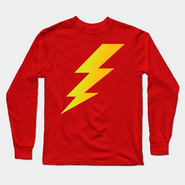 Ligtning Bolt Long Sleeve T-Shirt by MindsparkCreative